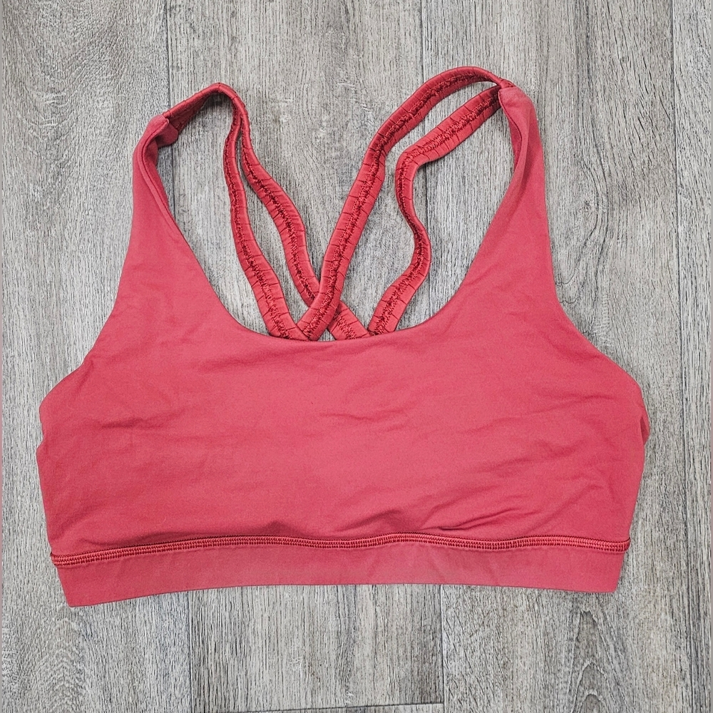 Lululemon Athletica Seamless Strappy Sports Bra-Size 10